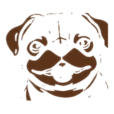 Diseño Perrito en un café